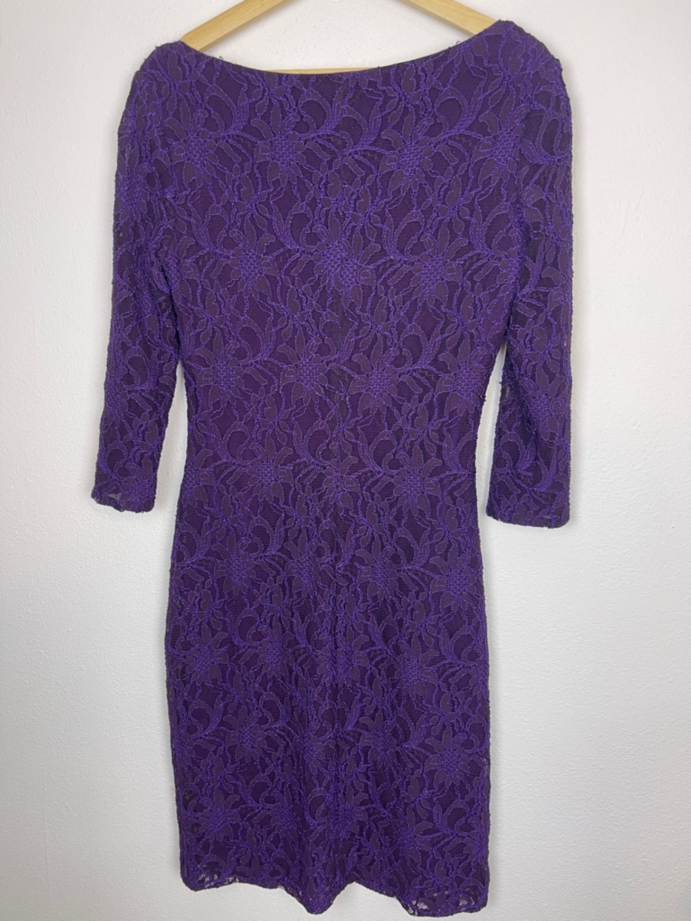 Lauren Ralph Lauren Long Sleeve Lace Cocktail dress 8 - Picture 4 of 7